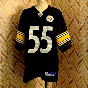 NWT NEVER WORN PITTSBURGH STEELERS PORTER #55 REEBOK